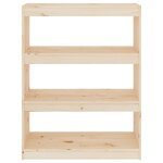 vidaXL Bibliothèque/Séparateur de pièce 80x30x103 5 cm pin massif