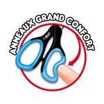 Ciseaux COMFORT Anneaux souples Grand confort 16 cm Coloris Aléatoire BIC