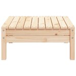 vidaXL Repose-pied de jardin bois de pin massif