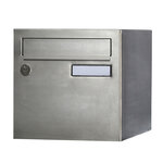 Boite aux lettres Rivage 1 porte inox brossé