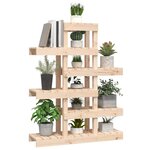 vidaXL Support à plantes 85x25x109 5 cm Bois massif de pin
