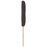 Tête de lit vidaXL Bouton capitonné Marron foncé 80 cm Tissu