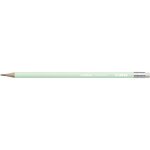 Blister 4 crayons graphite swano pastel HB bout gomme x 10 STABILO