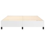 vidaXL Cadre de lit sans matelas blanc 160x200 cm similicuir