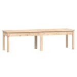 vidaXL Banc de jardin à 2 places 159 5x44x45 cm bois massif de pin