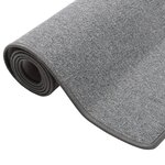 vidaXL Tapis de couloir Gris foncé 80x200 cm