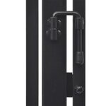 vidaXL Clôture de cheminée pour animaux de compagnie Acier Noir