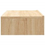 vidaXL Meuble TV avec éclairage LED chêne sonoma 60x35x15 5 cm