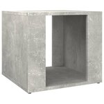 vidaXL Table de chevet Gris béton 41x40x36 cm Bois d'ingénierie