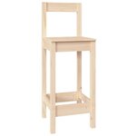 vidaXL Ensemble de bar 7 Pièces Bois de pin massif