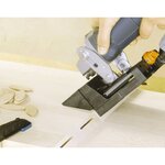 Wolfcraft dégauchisseuse différents types de bois noir et gris 2920000