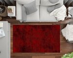 Tapis de salon FISUN 160 x 230 cm - Rouge