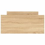 vidaXL Cadre de lit sans matelas chêne sonoma 90x190 cm