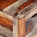 vidaXL Table basse Gris 100x50x30 cm Bois massif