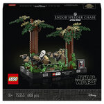 75353 LEGO® Star Wars™ Diorama de la course-poursuite en speeder sur endor™
