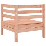 vidaXL Canapés d'angle de jardin 2 Pièces bois massif douglas
