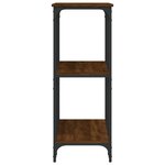 vidaXL Table console chêne marron 102x35x90 cm bois d'ingénierie