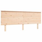 vidaXL Cadre de lit sans matelas 200x200 cm bois massif de pin