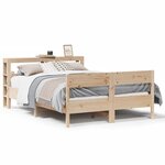 vidaXL Cadre de lit sans matelas 160x200 cm bois massif de pin