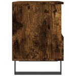 vidaXL Tables de chevet 2 Pièces chêne fumé 40x35x50 cm bois ingénierie