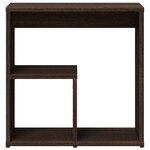 vidaXL Table d'appoint Chêne marron 50x30x50 cm Bois d'ingénierie