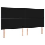 Tête de lit vidaXL Design simple Gris foncé 200 cm en tissu velours côtelé