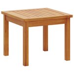 Ensemble bistro de jardin 3 pièces vidaXL avec coussins en bois d'acacia massif