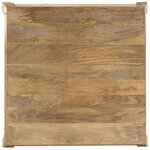 vidaXL Table basse 80x80x40 cm Bois de manguier massif