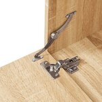 vidaXL Ensemble de meubles salle de bain 6 Pièces chêne bois d'ingénierie