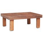 vidaXL Table basse 60 x 45 x 23 cm Bois de récupération solide