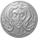 Pièce de monnaie en Argent 2 Dollars g 31.1 (1 oz) Millésime 2024 Mythological Creatures MEDUSA