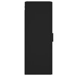 vidaXL Armoire murale noir 34 5x34x90 cm bois d'ingénierie
