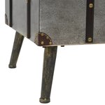 vidaXL Table basse MDF et aluminium 102x51x47 5 cm