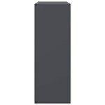 vidaXL Buffet anthracite 67x39x107 cm acier