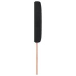 vidaXL Tête de lit LED capitonnée en cristal noire 90 cm velours