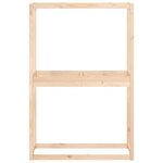 vidaXL Porte-pneus 120x40x180 cm Bois de pin massif