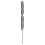 Tête de lit capitonnée gris clair 100 cm en tissu