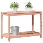 vidaXL Table de rempotage et étagère 108x50x75 cm bois massif douglas
