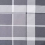 vidaXL Coussins de palette 2 Pièces carreaux gris tissu