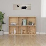 vidaXL Bibliothèque/Buffet chêne sonoma 66x30x98 cm bois d'ingénierie