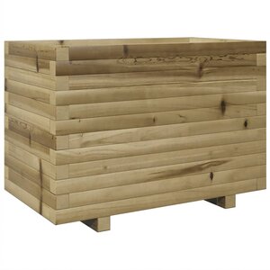 vidaXL Jardinière 70x40x49 5 cm bois de pin imprégné