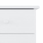vidaXL Buffet ALTA blanc 77x35x188 cm bois massif de pin