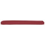 vidaXL Coussins de Palette pour Banc 2 Pièces Bourgogne 200x40x8 cm Tissu Oxford