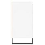 vidaXL Buffet blanc 104x35x70 cm bois d'ingénierie