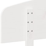 vidaXL Tête de lit blanc 160 cm bois massif de pin