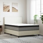 vidaXL Matelas à ressorts ensachés dureté moyenne 140x190 cm