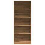 vidaXL Garde-robe chêne artisanal 80x50x200 cm bois d'ingénierie