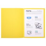 Paquet De 100 Chemises Forever® 220 100  Recyclé - 24x32cm - Jaune - X 5 - Exacompta