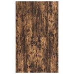 Cadre de lit de rangement vidaXL Chêne fumé 120x190 cm