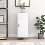 vidaXL Buffet blanc 34 5x34x90 cm bois d'ingénierie